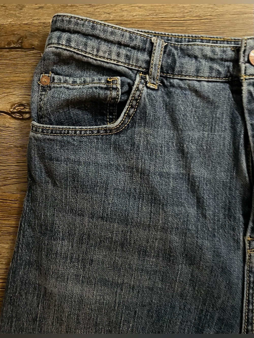 Anthropologie Pilcro Jeans Women’s 31 Ultra High Rise Crop Blue Denim Cropped - Picture 5 of 11